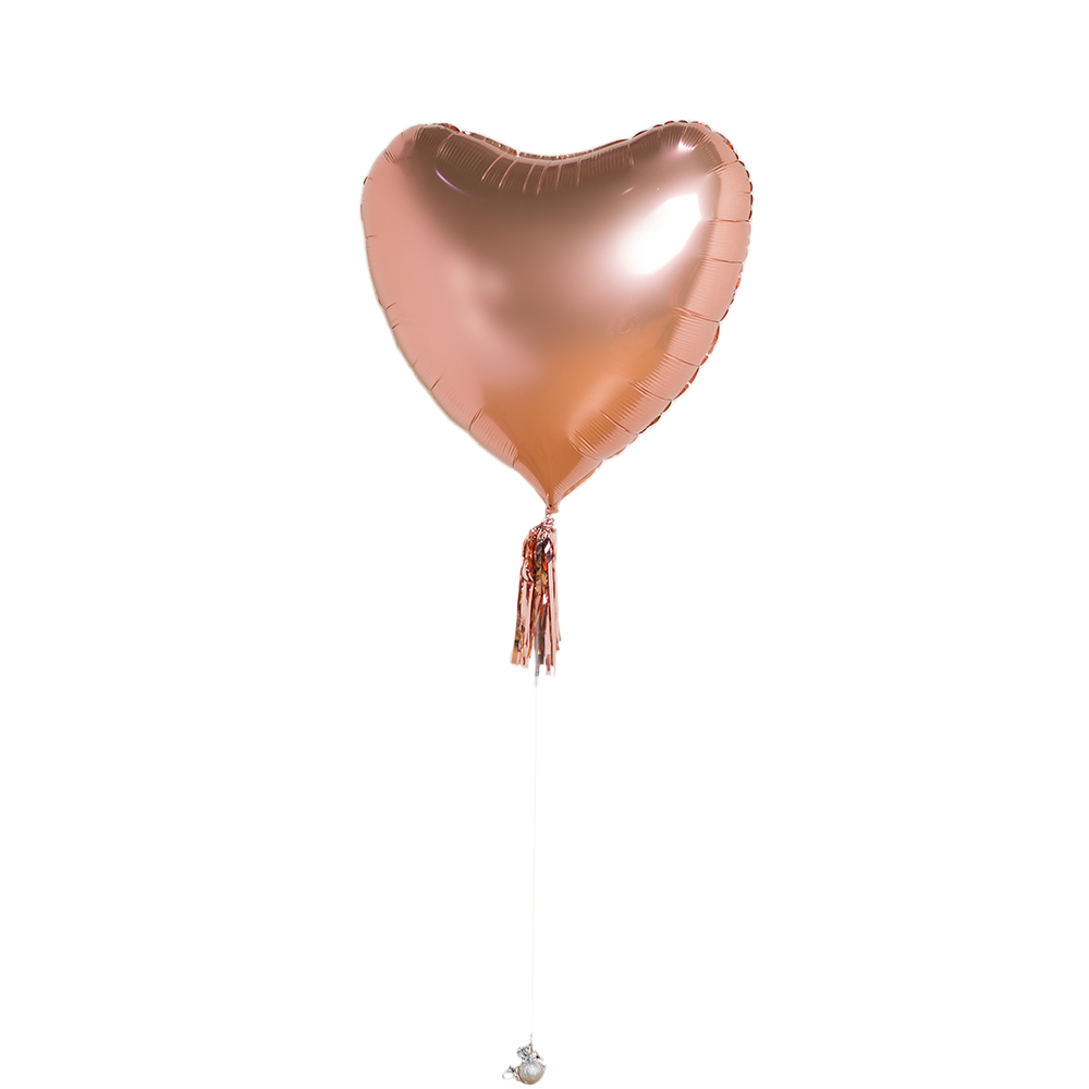 Фольгированный шар сердце шоколадный
