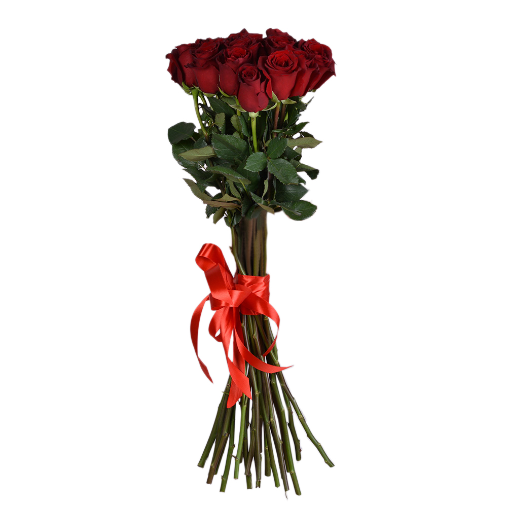 Букет из 21 красной розы Эквадор 70 см