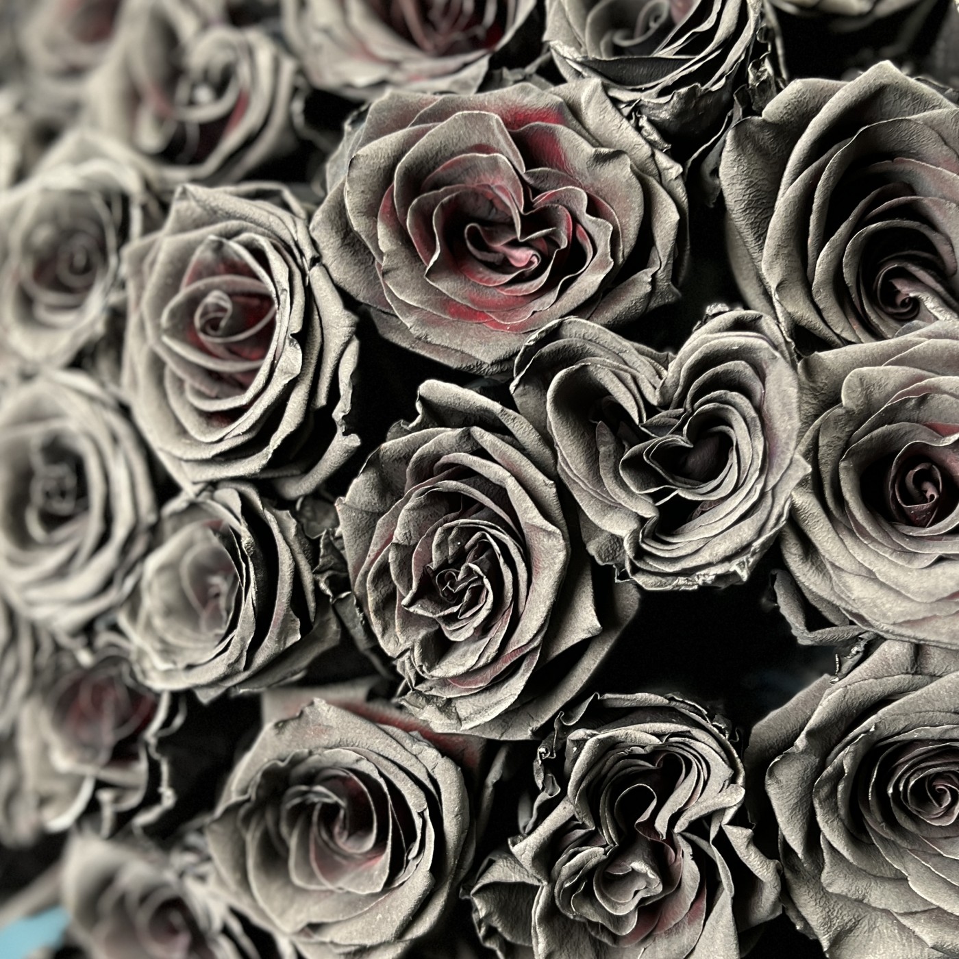 Букет из 51 черной розы Эквадор